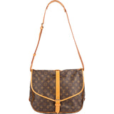 Louis Vuitton Monogram Canvas Saumur 35 Crossbody Bag