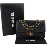 Chanel Quilted Lambskin 24K Gold Medium Double Flap Shoulder Bag