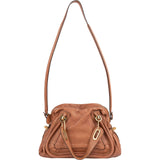 Chloé Pebbled Leather Paraty Shoulder Handbag