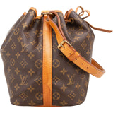 Louis Vuitton Monogram Canvas Sac Noé Petit Shoulder Bag