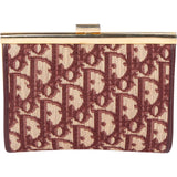 Christian Dior Monogram Trotter Canvas Small Frame Coin Wallet