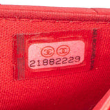 Chanel Quilted Leather Boy Wallet On Chain Crossbody Bag