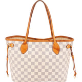 Louis Vuitton Monogram Damier Azur Canvas Neverfull PM Shoulder Bag
