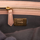 Fendi Embossed Monogram FF Leather Baguette Shoulder Crossbody Bag