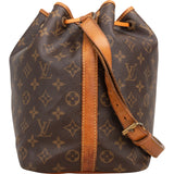 Louis Vuitton Monogram Canvas Sac Noé Petit Shoulder Bag