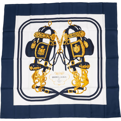 Hermès Brides de Gala Silk 90 Scarf Tuch