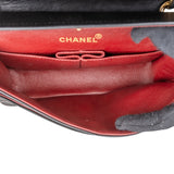 Chanel Quilted Lambskin 24K Gold Small Double Flap Shoulder Bag
