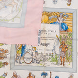 Hermès Costumes Civils Actuels Silk Carre 90 Scarf Tuch