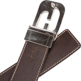 Gucci Monogram GG Supreme Canvas Leather Reversible G Buckle Belt (80 / 32)