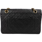 Chanel Quilted Lambskin 24K Gold Medium Double Flap Shoulder Bag