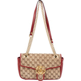 Gucci Monogram GG Quilted Canvas Marmont Crossbody Bag