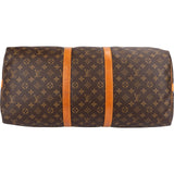 Louis Vuitton Monogram Canvas Keepall 55 Bandoulière Travel Bag