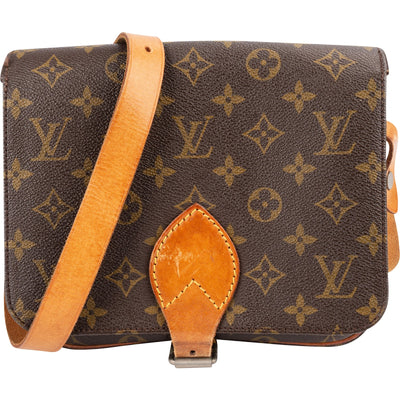 Louis Vuitton Monogram Canvas Cartouchiere MM Crossbody Bag