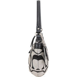 Coach Monogram Signature Black and Grey Shoulder Bag