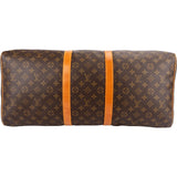 Louis Vuitton Monogram Canvas Keepall 55 Travel Bag