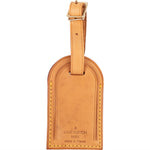 [🔄️B10 / F37] Louis Vuitton Vachetta Leather Luggage Tag - vintageandkickz