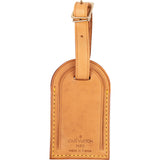 [🔄️B10 / F37] Louis Vuitton Vachetta Leather Luggage Tag - vintageandkickz