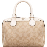 Coach Monogram Signature Rowan Satchel Handbag