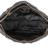 Prada Matelassé Nappa Gaufre Leather Bauletto Satchel Handbag