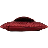 Chanel Quilted Satin Pleated Flap Clutch Bag