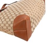 Gucci Monogram GG Canvas Web Detail Sherry Tote Shoulder Bag