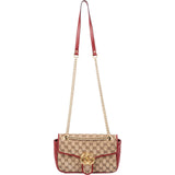 Gucci Monogram GG Quilted Canvas Marmont Crossbody Bag