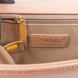 Chanel Chevron Lambskin New Medium Boy  Single Flap Crossbody Bag