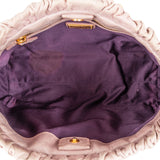 Miu Miu Vitello Lux Leather Satchel Handbag