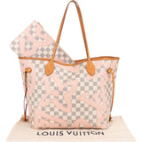 Louis Vuitton Limited Monogram Damier Azur Tahitienne Neverfull MM Shoulder Bag