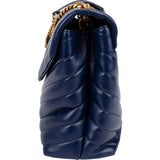 Saint Laurent Quilted Leather Medium Loulou Shoulder Bag