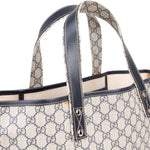 [🔄️B20 / F25] Gucci Supreme Monogram GG Plus Canvas Web Tote Shoulder Bag - vintageandkickz