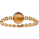 Gucci Gold Tone Change Bezel 1100L Chain Woman Watch