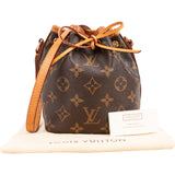 Louis Vuitton Monogram Canvas Nano Noé Petit Crossbody Bag