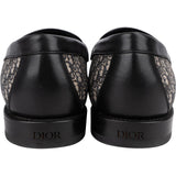 Dior Oblique Jacquard Monogram Leather Explorer Loafers (45)