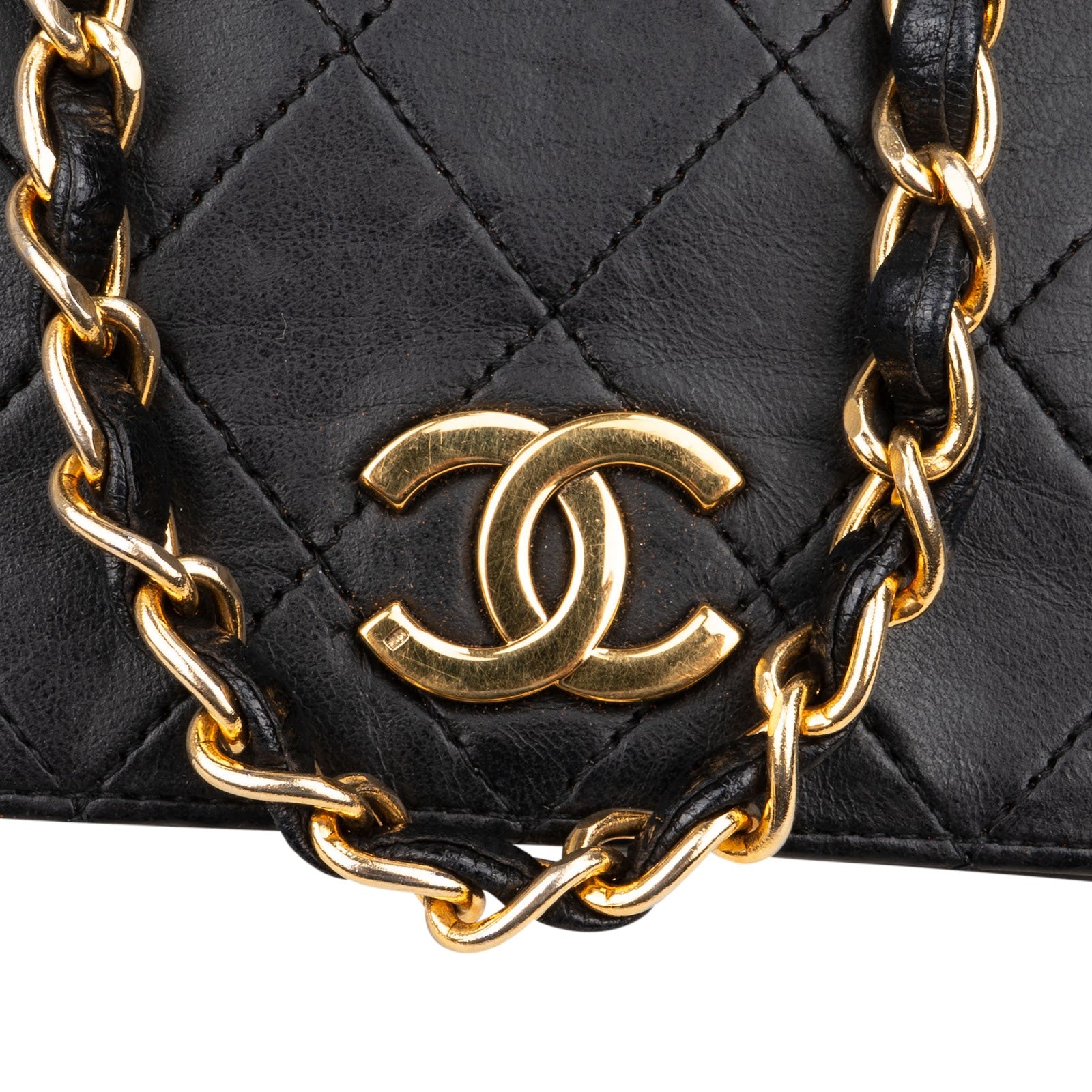 [🔄️B14 / F15] Chanel Quilted Lambskin Medium Double Flap Crossbody Bag - vintageandkickz