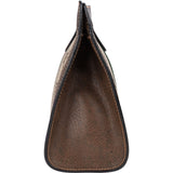 Gucci Monogram GG Supreme Web Clutch - vintageandkickz