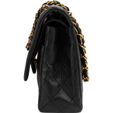 Chanel Quilted Lambskin 24K Gold Medium Double Flap Shoulder Bag