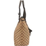 Gucci Monogram GG Canvas Horsebit Shoulder Bag
