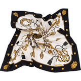 Hermès Les Clés Silk Carre 90 Scarf Tuch
