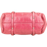 Miu Miu Pink Vitello Lux Leather Bow Satchel Handbag