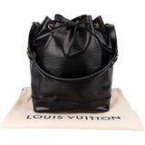 Louis Vuitton Noir Epi Leather Sac Noé Grande Shoulder Bag
