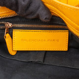 Balenciaga Yellow Leather Classic City Handbag