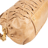 Miu Miu Matelassé Vitello Lux Leather Bowler Coffer Handbag
