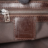 Fendi Monogram FF Zucca Canvas Mamma Baguette Shoulder Bag