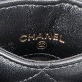 Chanel Quilted Lambskin Pearl Bracelet Multi Pouches  (Cardholder, Coins & AirPods) Handbag