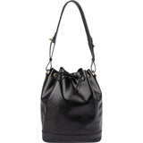Louis Vuitton Noir Epi Leather Sac Noé Grande Shoulder Bag