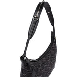 Gucci Monogram GG Denim Horsebit Hobo Shoulder Bag