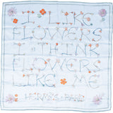 Hermès I Like Flowers Silk 70 Scarf Tuch