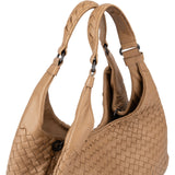 Bottega Veneta Intrecciato Leather Canmpana Hobo Shoulder Bag