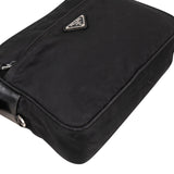 Prada Nylon Triangle Messenger Crossbody Bag